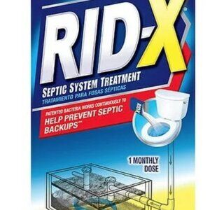 RID-X Septic Treatment, 1 Month Supply Of Powder, 9.8 Oz